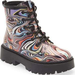 Kid Blogger Steve Madden Rock Swirl Print Boot (Girls Youth)